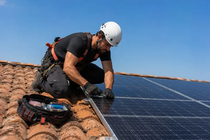 Maintenance et monitoring de panneaux solaires à Mazères-Lezons