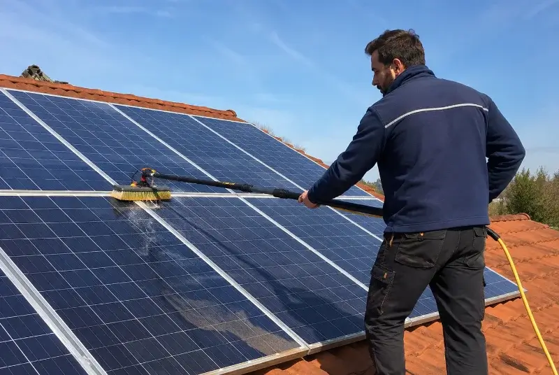 Nettoyage et entretien de panneaux solaires à Mazères-Lezons